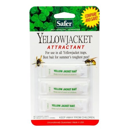 SAFER Yellow Jacket Wasp Bait 3Pk 02006